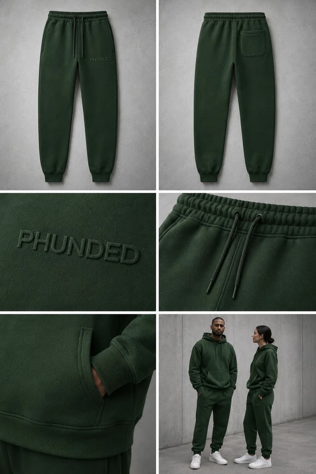 PHUNDED Sweatpants — Sage