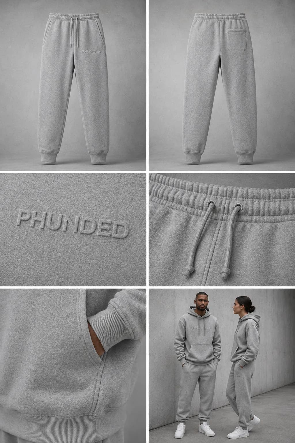 PHUNDED Sweatpants — Slate
