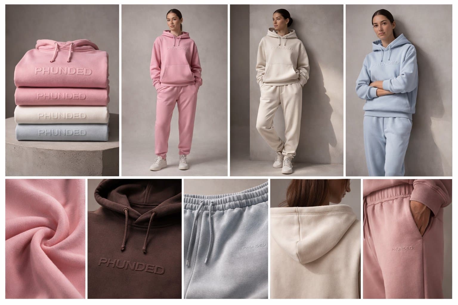 PHUNDED Hoodie — Petal